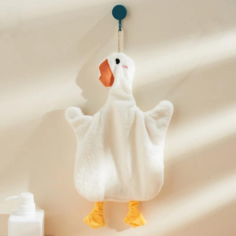 Towel Bath Towels Sauna Cute Hand Duck Penguin Families Kitchen Microfiber Bathroom Suitable Wipes Soft Absorbent for Bathrobe