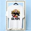 Retro Komfort Da Papst Leo XIV T-Shirt Frau Mann Lässig Baumwolle bedruckte T-Shirts Erwachsene Rundhals Sommer Outdoor T-Shirt Trendig