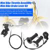 YOXUFA Mini Bike Throttle Assembly Kit + Mini Bike Brake Clutch Lever For Coleman CT100U CC100X Baja Doodlebug DB30 Motovox MBX10 MBX11 Monster Moto