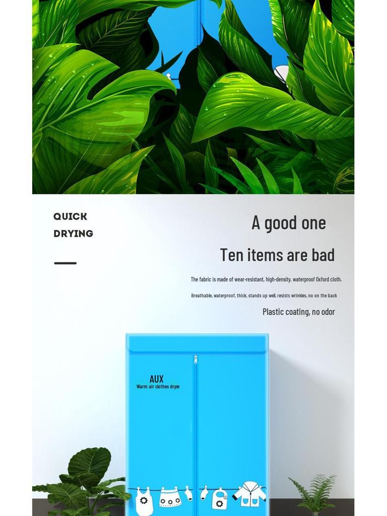 Portable Clothes Dryer with Warm Air Fan