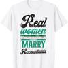 Accountant Bookkeeper Marriage Wedding Husband Wife Vintage T Shirt