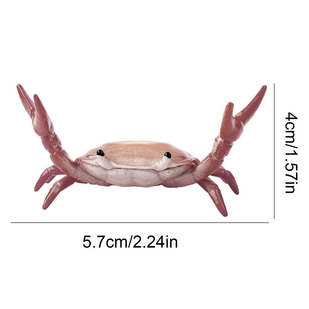 Cute Crab Shape Pen Holder Creative Design Weightlifting Crab Pen Holder Pen Holding Bracket Pencil Storage Stand Desk Decor