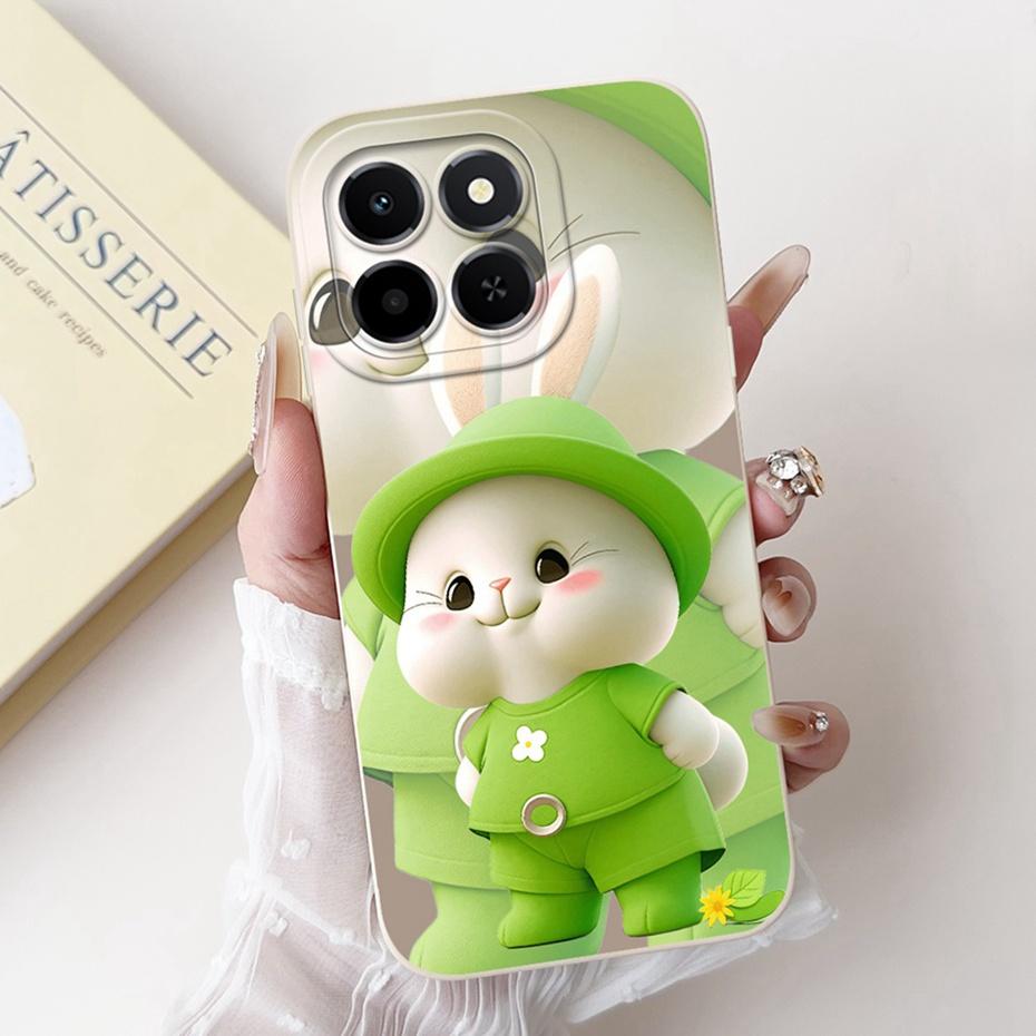 Cute Cartoon Phone Case For Honor X6c Soft Silicone Shockproof Cover For Honor X6C 4G NIC-LX1 LX2 LX3 Cases Bumpers
