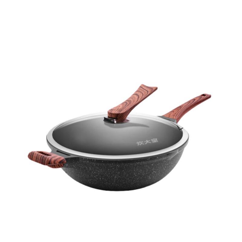 COOKER KING 34cm Non-Stick Frying Wok