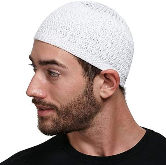 Unisex Ripple Knit Wool Skullcap