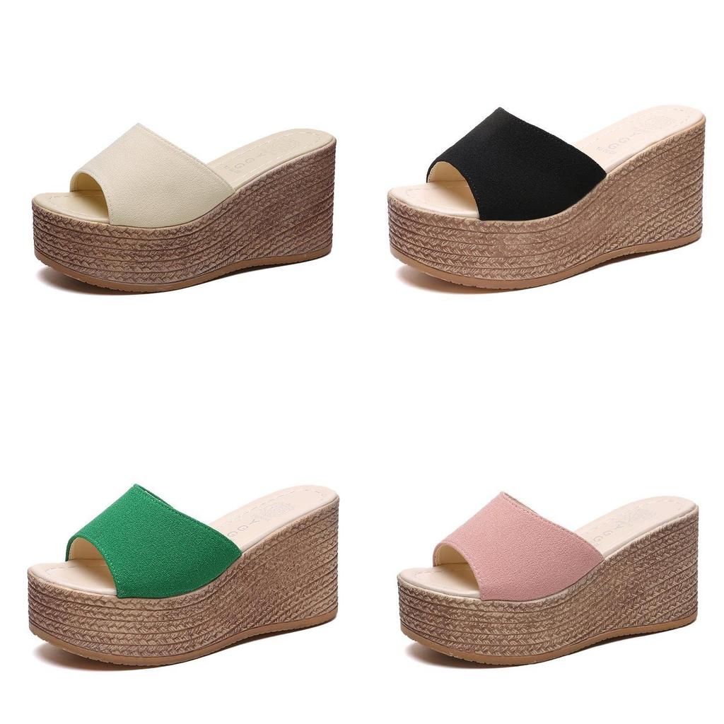 Sandali con plateau estivi da donna in ecopelle per comfort casual