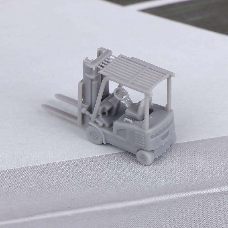 1/144 Scale Forklifts & Lift Trucks Model Kit Realistic Construction Vehicle Toy Mini Engineering Car Forklift Model
