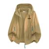 Izzue It Men's UPF50+ Ice Silk Quick-Dry Hooded Sun Protection Jacket