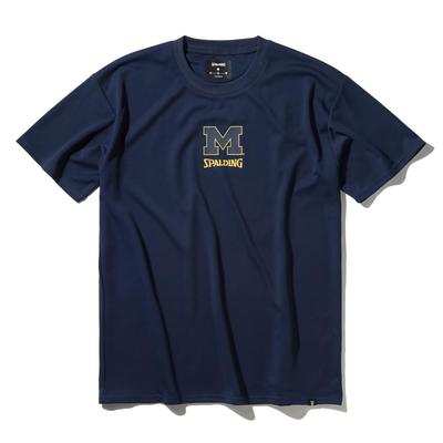 Michigan Arch Logo T-Shirt, Navy, Size M (SMT25026M)