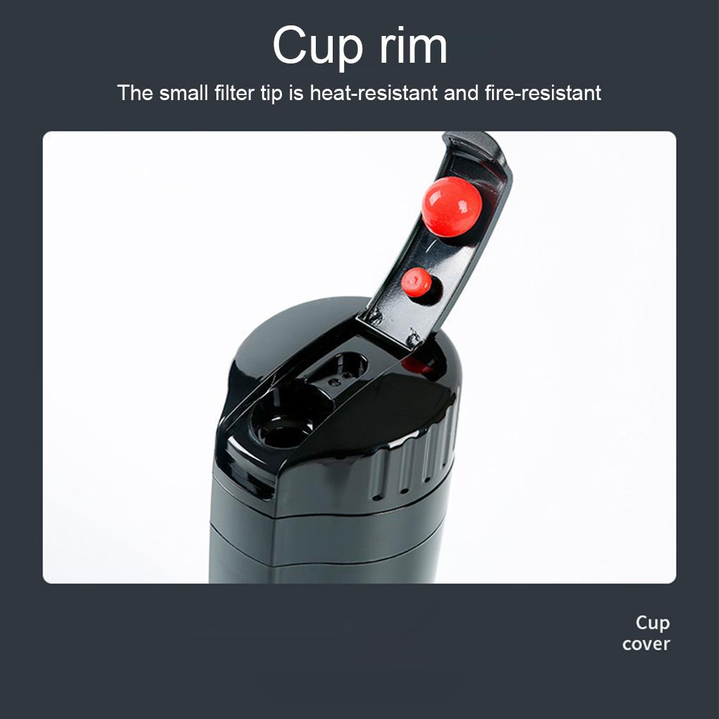 400ml Car Heating Cup Electric Kettle Stainless Steel Smart Temperature Control Touch LCD Display Travel Coffee Mug Warmer