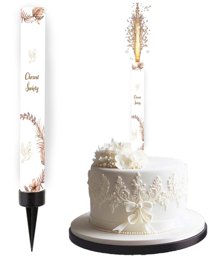 Christening Boho Wedding Cake Fountain 1Pc.
