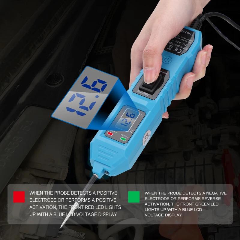 Newest Electric Circuit Tester 3.5-36V DC Car Electrical System Tester Power Probe LED Digital Display Repair Diagnostic Tool