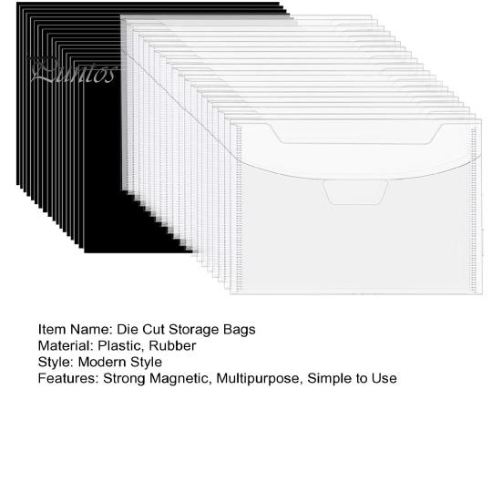 40 szt. Torba do przechowywania stempli Zagęszczone arkusze magnetyczne Łatwa i wygodna organizacja DIY Akcesoria do scrapbookingu