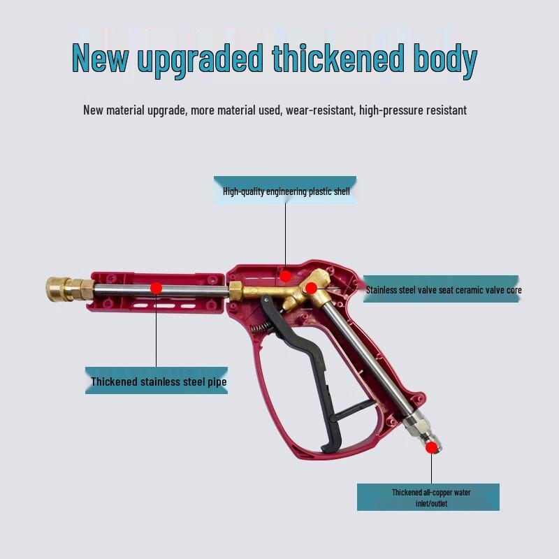 High-Pressure Car Wash Spray Gun Head