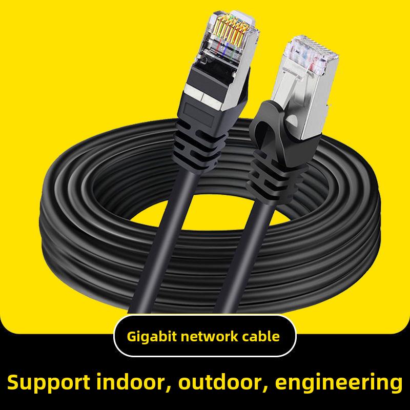 High-Speed CAT6 Gigabit Network Cable (5m, 50m, 100m) with Crystal Head Patch Cord