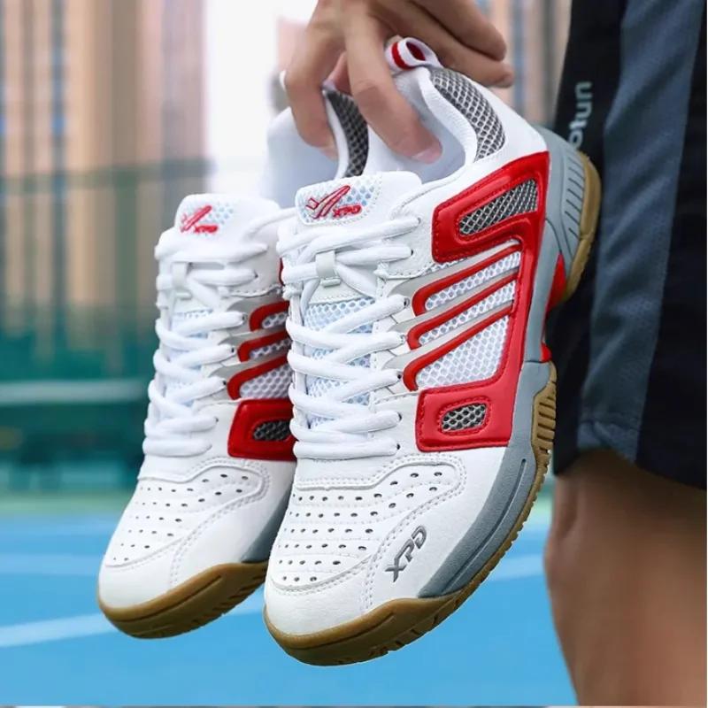 Men's Sports Shoes Classic Professional Men's and Women's Tennis Training Shoe Outdoor Badminton Breathable Non-slip Sports Shoe