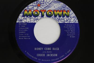 7inch Record CHUCK JACKSON - Honey Come Back / What Am I Gonna D M1152 MOTOWN 1969 US Soul/Funk Used