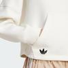 Adidas Originals Neuclassics Half High Neck Pullover Comfortable Drop Shoulder Long Sleeve Cropped Sweatshirt Women Sweatshirt Cloud-White IX9867
