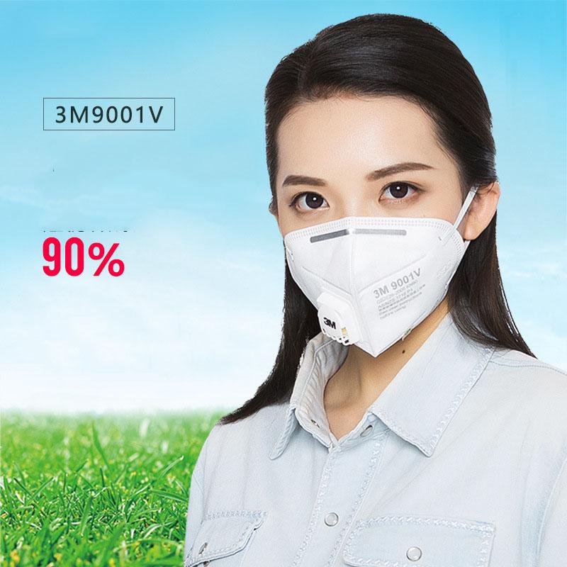 Buy 3M KN90 Breather Valve Wear Respirator To Prevent Particulate 9001V