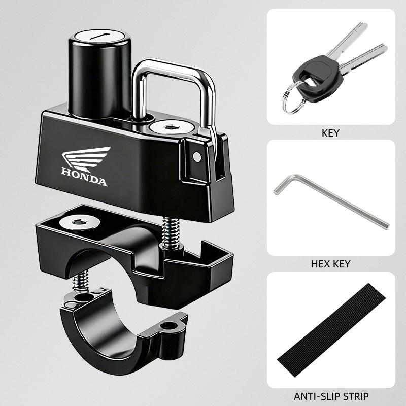 AAAKG1 For Honda CB CB400 CB650F CBF Africa Twin CRF1100L CRF 1100 Motorcycle Supplies Helmet Lock Anti-theft Locker