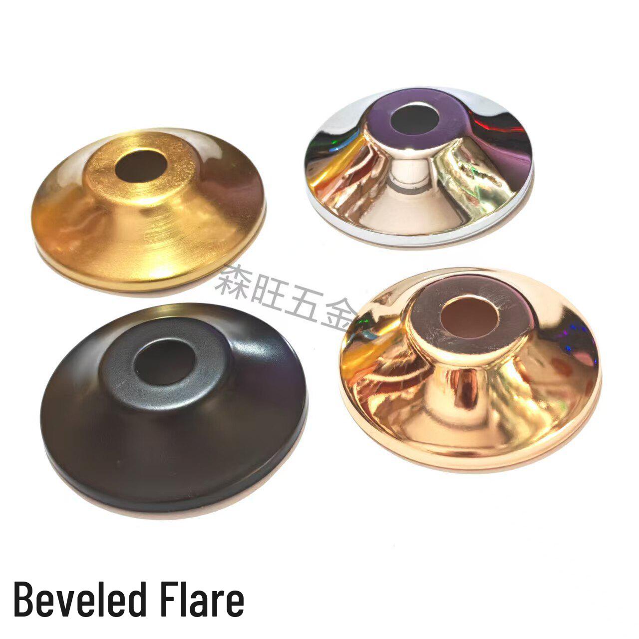 

M10 Desk Lamp Cup Support & Horn Cover DIY Metal Hardware Accessories 40*12mm White
