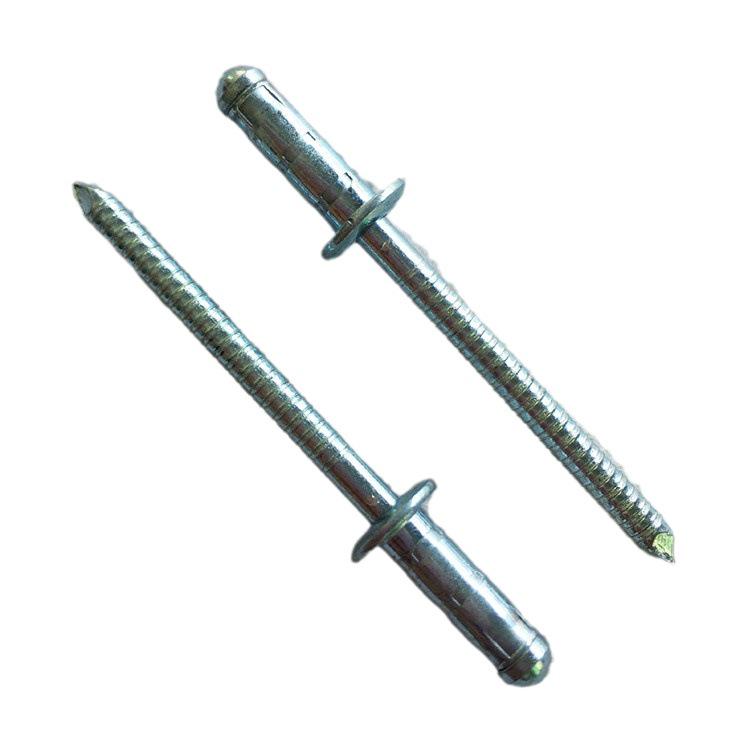 Gude Galvanized Carbon Steel Double-Drum Round Head Rivet Nut