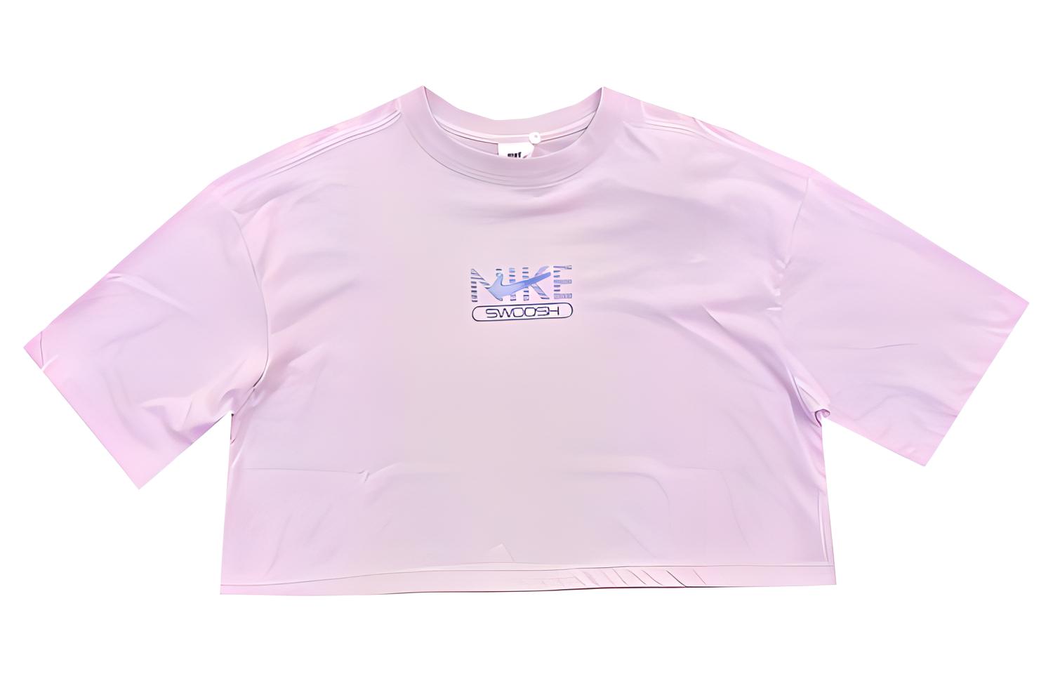 

Nike T Shirts Women s Pink Crew Neck Moderate Other DR5625-530 L