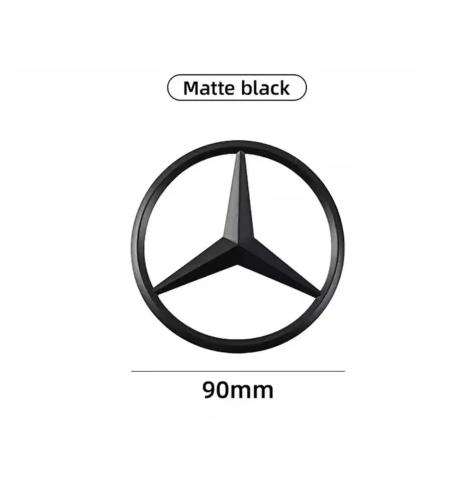 

1pcs 90mm ABSc Sticker for Mercedes Benz S320 W164 W203 W204 W168 C180 E320 A200 CLA CLK CLS ML