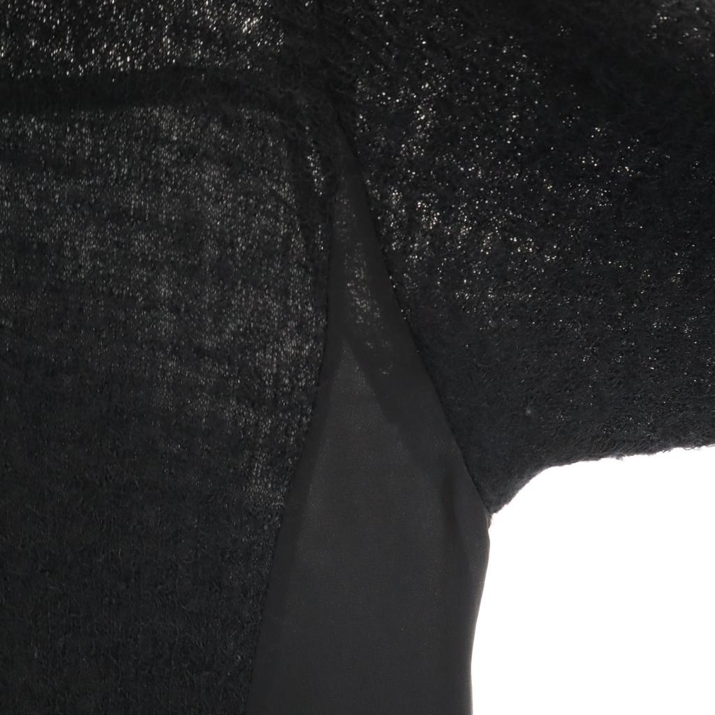 ZUCCa Made In Japan Long Sleeve Knit Switching One Piece M Black Women Used