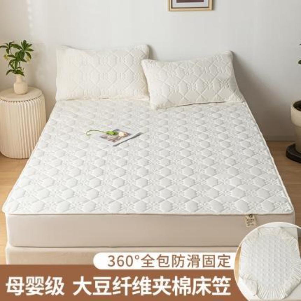 

Waterproof Bed Cover, Single Bed Sheet, Breathable Mattress Protector, Anti-slip Dust-proof Cover pillowcase pair 48*74cm