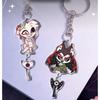 Acrylic Key Buckle for Alastor Lucifer Charlie Vox Adam The Exorcist Anime Cartoons Acrylic Key Chain Student Backpack Pendant