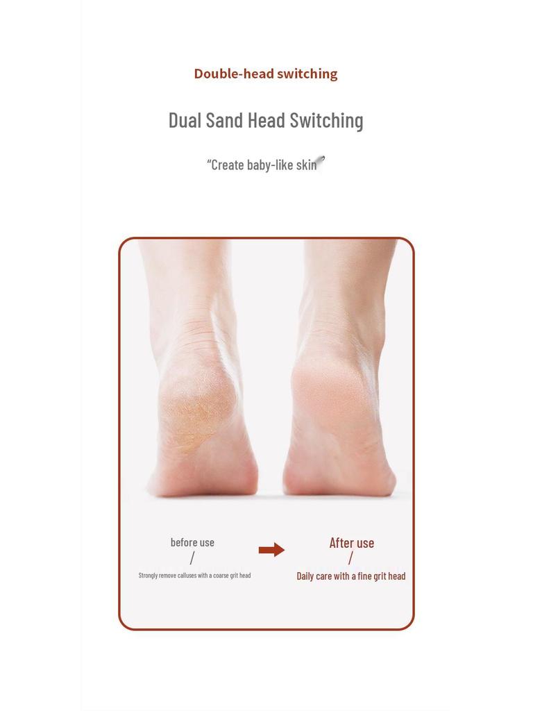 Xiji Electric Foot File Pedicure Tool for Dead Skin & Callus Removal