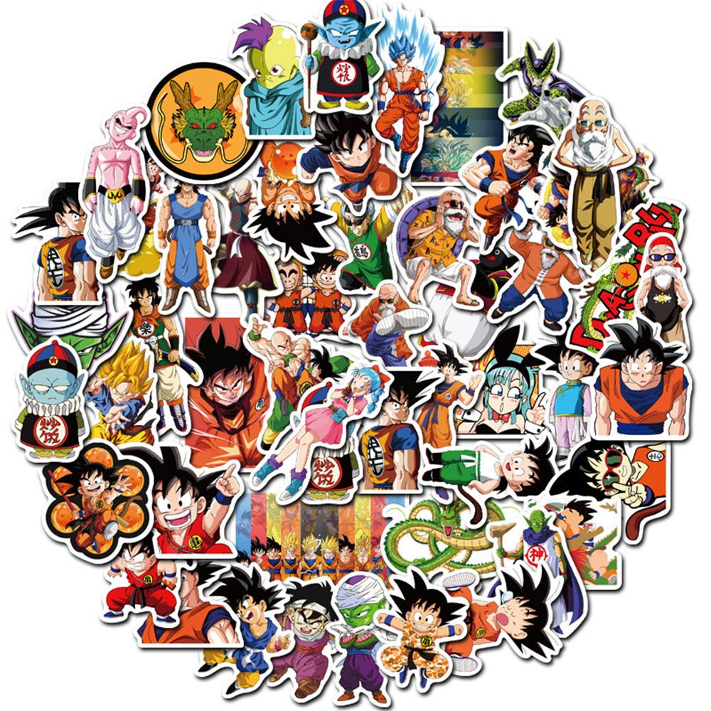 10/30/50pcs Dragon Ball Anime Graffiti Stickers Super Saiyan Son Goku Sticker Phone Laptop Helmet Cool Cartoon Decals