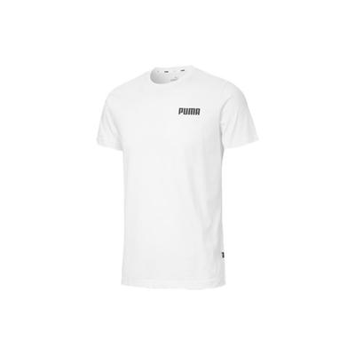 Round Neck Short Sleeve T-Shirt Men Tops White 845300-02