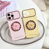 Contrasting Color Large Window Polka Dot Star Bracket for Apple 11PROMAX Mobile Phone Case Retro Sweet Girl Style Protective Case