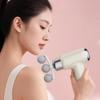 Upgraded Fascia Gun Replaceable 3/5-Head Massager Muscle Relaxation Silent Massager Portable Mini Electric Fascia Massager