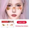 Christmas Tattoo Stickers: Easy-to-Remove Temporary Makeup Tattoos with Tree, Reindeer, and Snowflake Designs.