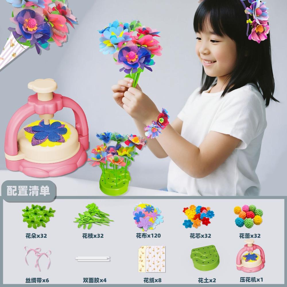 Educational DIY Fabric Flower Bouquets DIY Craft DIY Flower Make Craft Kit  Educational Activities