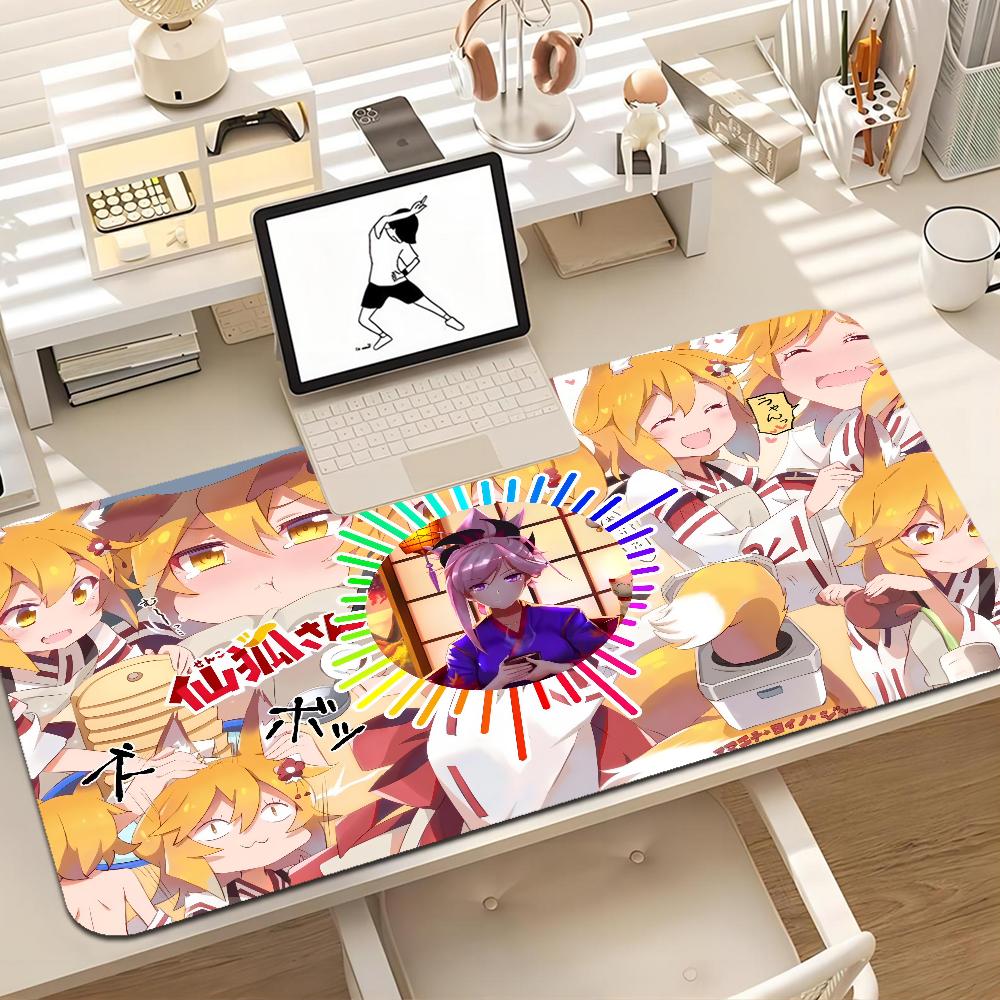 The Helpful Fox Senko-san Fashion Gamer Speed Mice Retail Small Rubber Mousepad Size For Keyboards Mat Boyfriend Gift