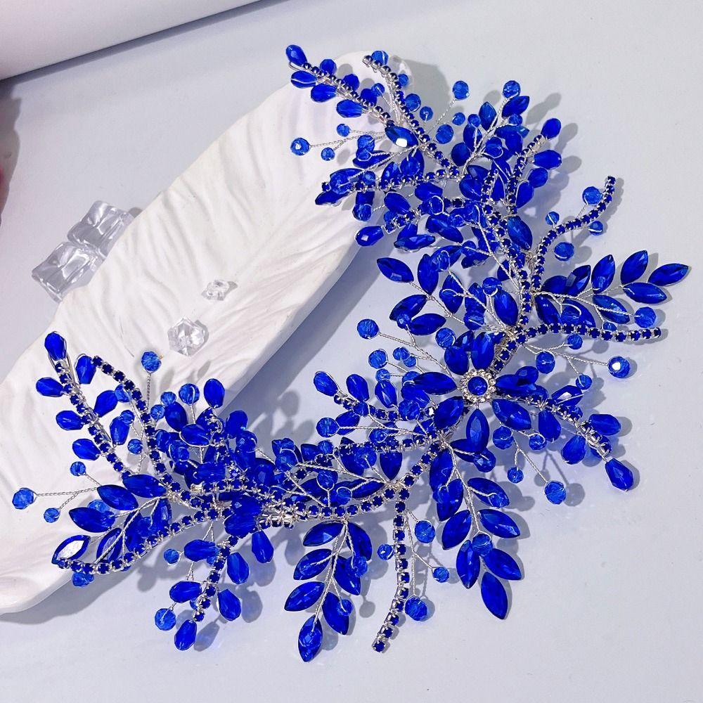 Elegant Bride Crown Tiaras Sparkling Wedding Hair Accessories Wedding Ceremony