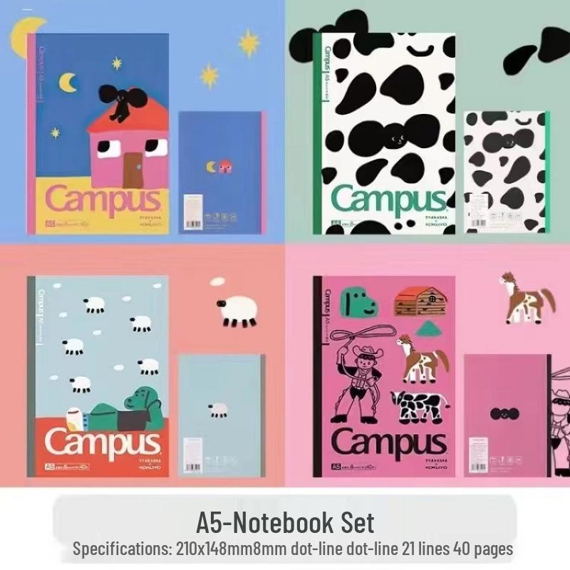 Kokuyo Limited Edition Wireless Binding Student Manuscript Notebook with Japanese Dowling Paper