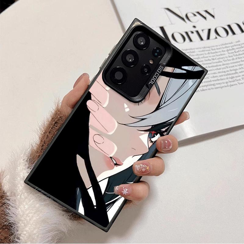 Genshin Impact Arlecchino Soft Phone Case for Samsung Galaxy S24 S25 FE S26 Edge S23 Ultra S22 Plus S21 + Shockproof Cover Back