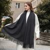 Wool Scarf Korean Atmosphere Cashmere Scarf Women's Autumn and Winter High Quality Versatile New Solid Color Scarf