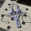 New sexy T-shaped split shiny bikini bikini