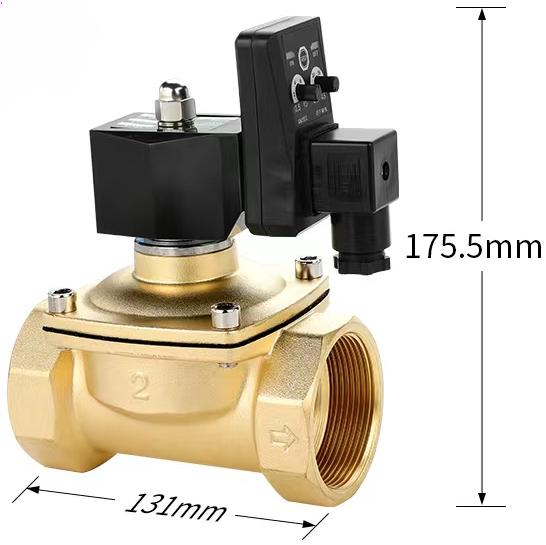 220VAC 24VDC Brass Valve with Automatic Switch of Electronic Drain Valve for Air Compressor