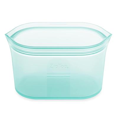 Zip Top Silicone Silicone Bag Storage Container Japanese Dish M 710ml Microwave Cooking Dishwasher Safe Teal Blue ZipTop [Genuine Product]