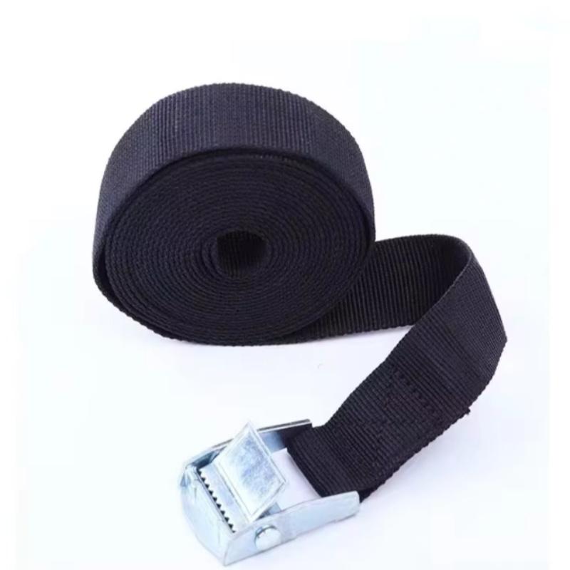 3pcs 2M Buckle Tie-Down Belt cargo straps for Car motorcycle bike With Metal Buckle Tow Rope Strong Ratchet Belt for Luggage Bag