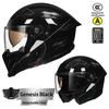 MRC 2026 Professional Motorcycle Sports Flip Helmet ABS Material Modular Dual Lens Full Face Helmet DOT Certification