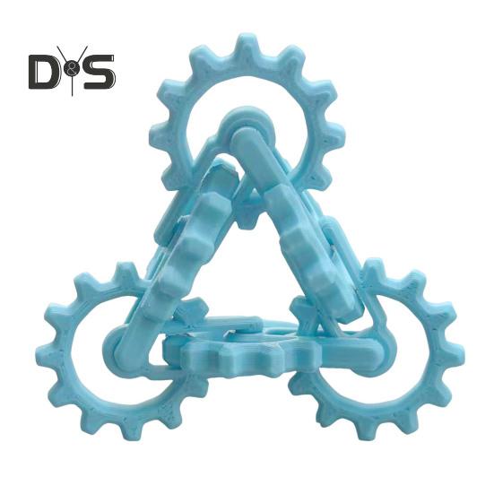 Infinity Gear Zabawka Fidget Redukcja Stresu Lęku Koncentracja Uwagi Kręcenie Skręcanie Przerzucanie Przekładnia Dzieci Nastolatki Dorośli Przenośna Podróż Sensoryczna Przekładnia Biurko