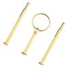 Zinc Alloy Fruit Plate Holder 3-Tiers Round Hardware Cake Stand  Wedding Party